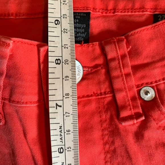 Calvin Klein pants. Orangish red. Size 27/4. - Picture 6 of 8